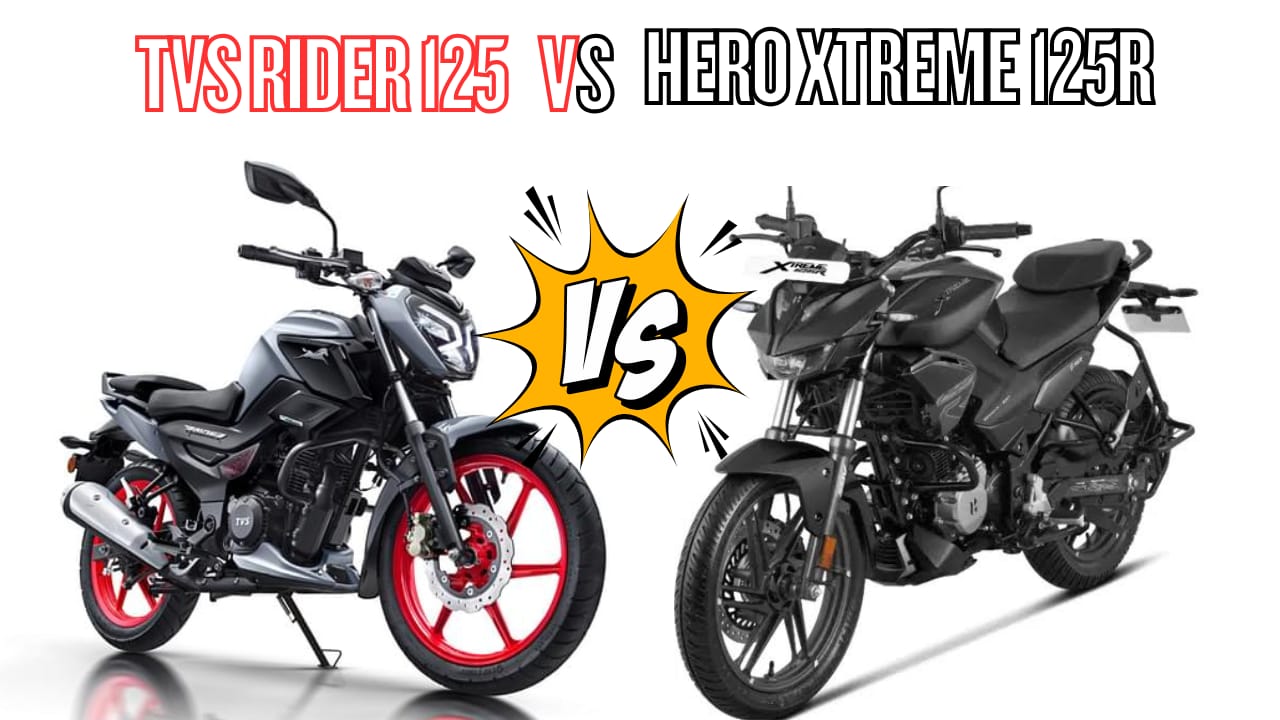 TVS Raider 125 vs Hero Xtreme 125R